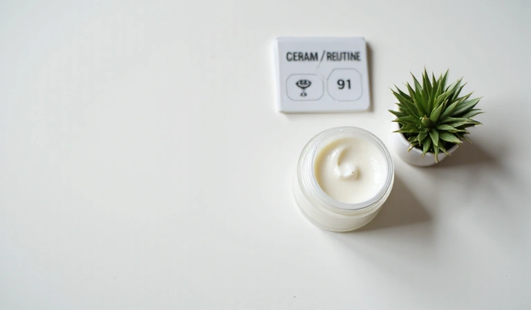 Moisturizing cream on a daily routine